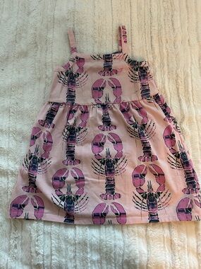 VV Pink Lobster Tank Dress, 2T
